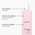 KEVIN.MURPHY ANTI.GRAVITY.SPRAY - Hair Spray for Volume & Shine - For All Hair Types - Non-Aerosol - Weightless Hair Care - 150 mL / 5.1 fl oz