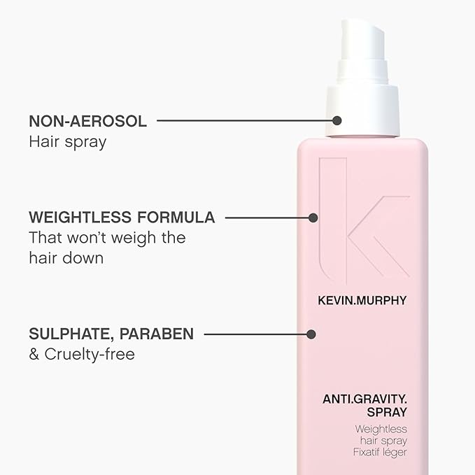 KEVIN.MURPHY ANTI.GRAVITY.SPRAY - Hair Spray for Volume & Shine - For All Hair Types - Non-Aerosol - Weightless Hair Care - 150 mL / 5.1 fl oz