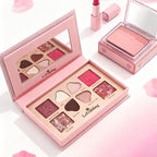 8-color High Pigmented eyeshadow Makeup palette,Long Lasting Multi Reflective glitter Shimmer Matte,Travel-Friendly,Bronzer Blush Highlighter and Eyeshadows