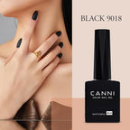 CANNI 2Pcs Hema-Free Black White Gel Nail Polish Set- Black and White Gel Polish Kit, Soak Off LED Nail Gel Manicure Kit DIY at Home Salon Gifts for Women Girls