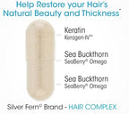 Silver Fern Hair Complex Hair Supplement for Promoting Healthy Hair - Each Bottle Contains 30 Days of Powder Supply - 2 Bottles