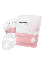 SNP Peptaronic Ampoule Sheet Mask | Peptide and Hyaluronic Acid Sheet Mask | Hydrating, Moisturizing, and Friming for Dry Skin Types | Korean Skin Care Facial Mask | 10 Sheets