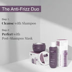 Bare Anatomy Anti Frizz Shampoo, Frizz Control Upto 24 Hours, Powered By Hyaluronic Acid & Fatty Acids, Dry & Frizzy Hair, Smooth, Shiny & Frizz Free Hair For Unisex, 250ml