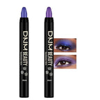 Kaely 2Pcs Cream Eyeshadow Sticks Set for Eyes Waterproof,Blue Shimmer & Purple Shimmer Matte Eye shadow Stick Pencil Pen Bulk sombras en crema para ojos 32+33