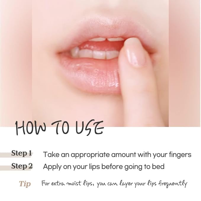 ETUDE Ginger Sugar Overnight Lip Mask 23g | Korean Lip Sleeping Mask Skin Care | Smooth and Moist Lips | Natural Ingredients Nourish & Hydrate Ginger Shea Butter Give Moisturizing Effect