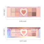 12 Colors Nude White Orange Matte Shimmer Eyeshadow Palette for Eye Makeup,High Pigmented Brown Eye Shadow Primers Powder Palet de sombras de ojos