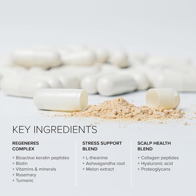 Serovital Hair Regeneres Advanced Hair Growth Supplement - Hair Vitamins for Women, Advanced Hair Regrowth, Hair Loss Treatments for Women, Thinning Hair Treatment – 90 Count