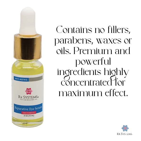 PF Reparative Eye Serum - Vegan Formula with 8 different Peptides, Plant Extracts & No Fillers, Paraben, or Silicone! Eye Cream for Puffiness and Bags Under Eyes - Under Eye Serum