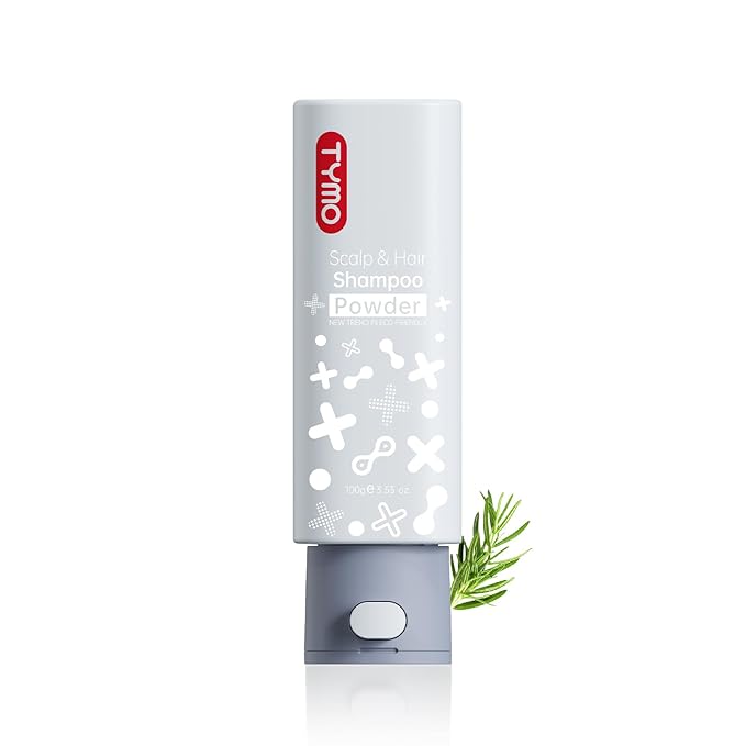 TYMO Clarifying Shampoo for Women Men, Natural Formula Shampoo Powder for Deep Clean, Nourishes, for All Hair Types, Sulfate Free, Water Dissolve Wash Hair, 3.5 Oz, Dandruff & Deep Clean - Rosemary