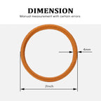 50PCS Womens Elastics Hair Tie, 4mm Colorful Ponytail Holders Hair Bands for Medium to Thick Hair, Curly Hair