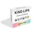 Kind Lips Organic Lip Balm Variety 5-Pack – Sweet Mint, Wild Cherry & More • 100% Natural, Clean, Moisturizing Lip Care • Made in USA • Gluten Free, Grain Free, Premium chapstick Gift Set