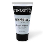 Mehron Makeup Fantasy FX Cream Makeup | Water Based | Halloween | Moonlight White Face & Body Paint For Adults 1 fl oz (30ml) (Moonlight White)