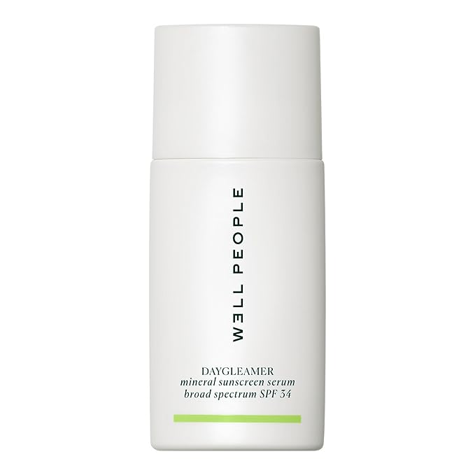 Well People Daygleamer Mineral Sunscreen Serum SPF 34, Blendable Formula with Vitamin C & Niacinamide Hydrates Skin and Delivers Broad-Spectrum Protection, Vegan & Cruelty Free, 1.7 Oz