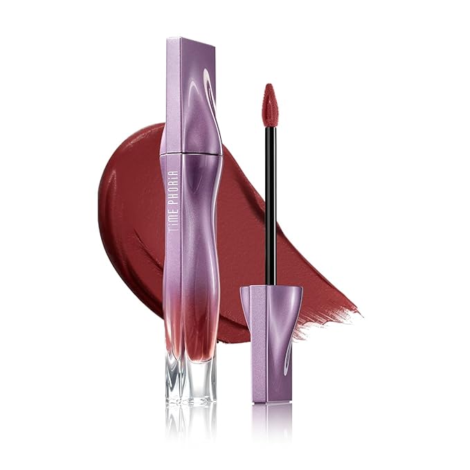 NEBULA VELVET LIP CREAM-Long Lasting Lip Stain, Waterproof and Transferproof Lip Tint, Matte Finish, Smooth Out Lip Lines, Lightweight & High Coverage, Stocking Stuffers (09 HELION)