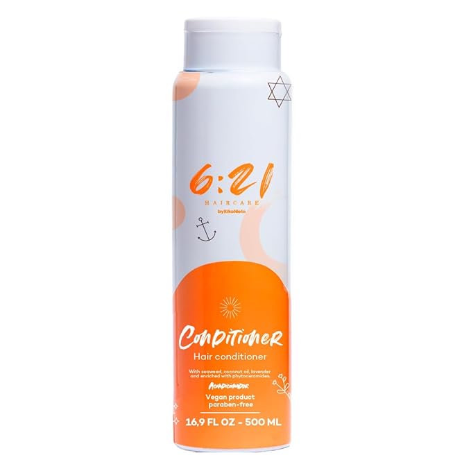 621 by Kika Nieto Coconut Oil Conditioner, Detangler & Anti-Frizz Treatment for Thinning, Damaged or Color-Treated Hair, Deep Conditioning Formula, 16 oz