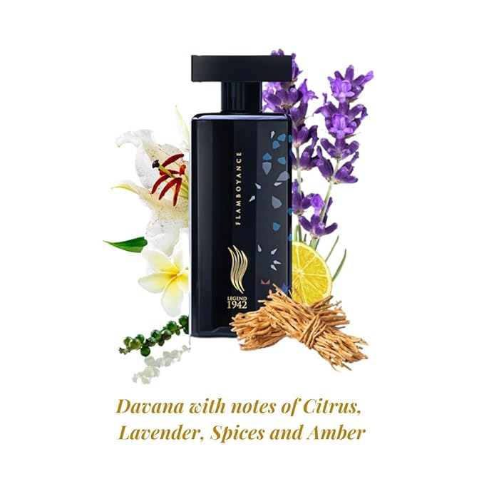 Luxe Perfumes by Amitabh Bachchan | Flamboyance Black Long Lasting Perfume For Men & Women | Cologne - Floral Sweet Fragrance | Birthday - Gifts | Everyday Essentials | 100Ml