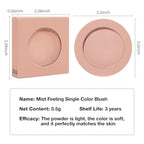 Blush for Cheeks,Pink Peach Powder Matte Blush Palette Cheeks Face Makeup for Older Women,Lightweight,Smooth,Blendable,Fade and Transfer-Resistant,Effortless Matte Natural Finish,Vegan & Cruelty Free