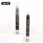 evpct 2Pcs Cream Eyeshadow Sticks Set for Eyes Pearl White & Pearl Black Shimmer Eye Crayon Shadow Brightener Stick Pencil Pen Bulk sombras en crema para ojos 01+03