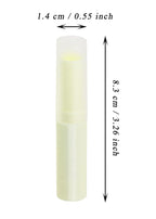 0.14oz Empty Flavored Lip Balm Container (Beige)