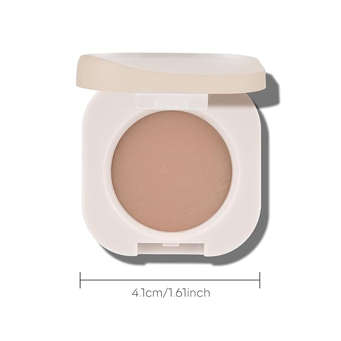 KYDA Single Matte Eyeshadow, Neutral Brown Eyeshadow, Ultra-fine Smooth Powderwith Lightweight Blendable Formula, Daily Matte Eyes Makeup, Cinnamon Tea