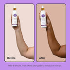 Fake Bake Flawless Self-Tanning Liquid Streak-Free, Long-Lasting Natural Glow For All Skin Tones - Sunless Tanner with Professional Mitt For Easy Application, Black Coconut Scent - 6 oz (Pack of 2)