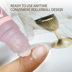 2pcs Cuticle Oil Roller 8ml/0.27 FL.oz Nourishing Moisturizing for Convenient Portable Nail Cuticle Oil Rollerball for On the Go Hydration and Care(Coconut &Iris)