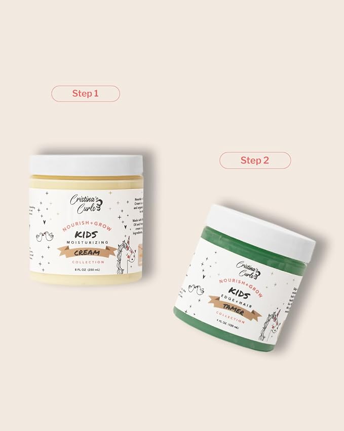 Cristina's Curls Hair Moisturizing Cream For Kids – Leave In Hydration For Soft Defined Curls