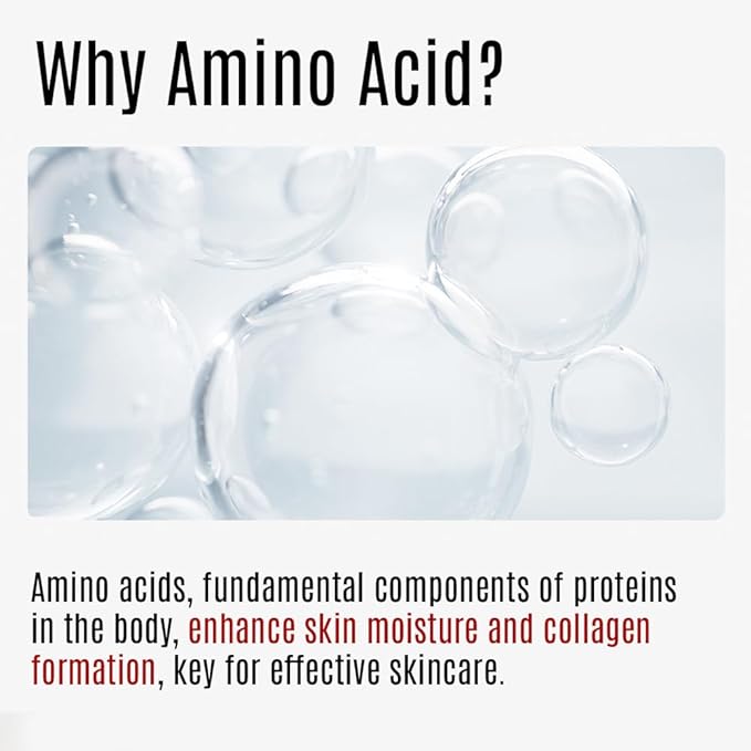 Amino Moisture Hydrating Facial Sheet Mask | Natural Mineral Water, Hyaluronic Acid, Ceramide | Anti-Aging, Soothes Dry Skin, Enhances Elasticity (5 Sheets)