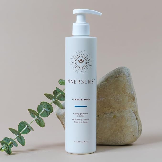 INNERSENSE Organic Beauty - Natural I Create Hold Styling Gel | Non-Toxic, Cruelty-Free, Clean Haircare (Full Size, 10 fl oz | 295 ml)
