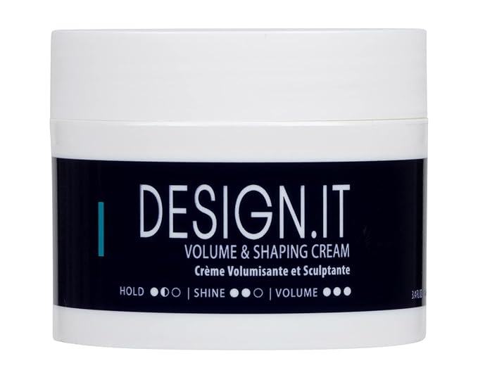 SUDZZFX DESIGN.IT Volume & Shaping Crème – Smoothing & Styling Formula – Frizz Control – Thickening for Men & Women – 3.4 Fl Oz