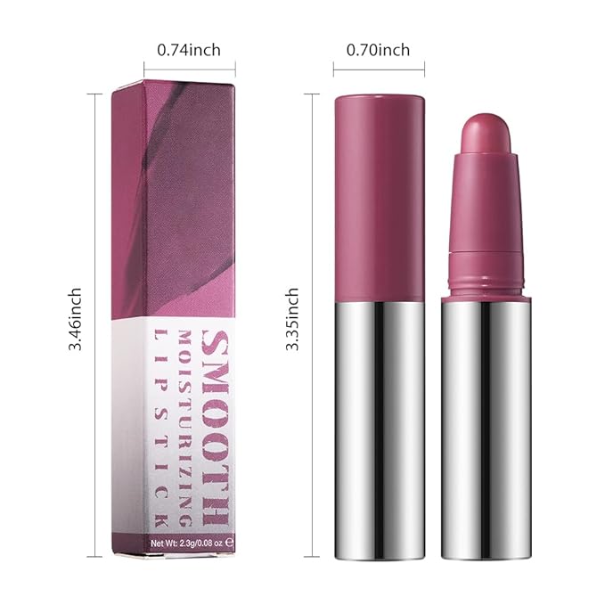 Mauve Plum Red Matte Lipstick Crayon for Women, Long Lasting Waterproof Velvet Lip Liner Pencil, High Pigment Creamy Lipstick, Longwear Non-Drying Lip Makeup Cruelty-free 24 Hours, 02#