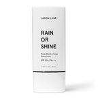RAIN OR SHINE Anti Aging Face Sunscreen SPF 50 for Clear Skin with Green Tea, Hyaluronic Acid, Vitamin E Oil, Ginseng Extract, Licorice Root – SPF Moisturizer for Face, Fragrance Free 2.03 Oz