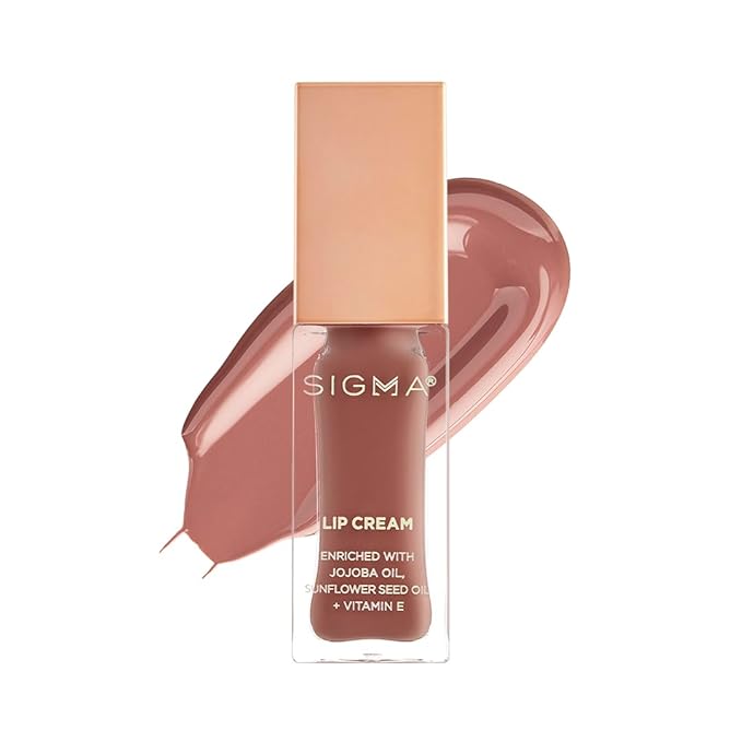 Sigma Beauty Lip Cream – Professional Liquid Lipstick Cream with an Ultra-Hydrating Formula and a Lustrous, Creamy Finish - Long Lasting, Lightweight & Non-Sticky Lip Creme (Begonia)