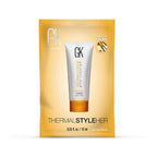 GK HAIR Global Keratin Samples Pack Sachets Moisturizing Shampoo and Conditioner (0.34 Fl Oz/10ml) | Serum (0.16 Fl Oz/5ml) | ThermalStyleHer (0.34 oz) | Cashmere (0.34 oz) | Leave In Cream (0.34 oz)