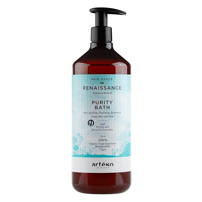 Artègo Rain Dance Renaissance Purity Bath – Scalp & Hair Shampoo (33.8 fl oz)