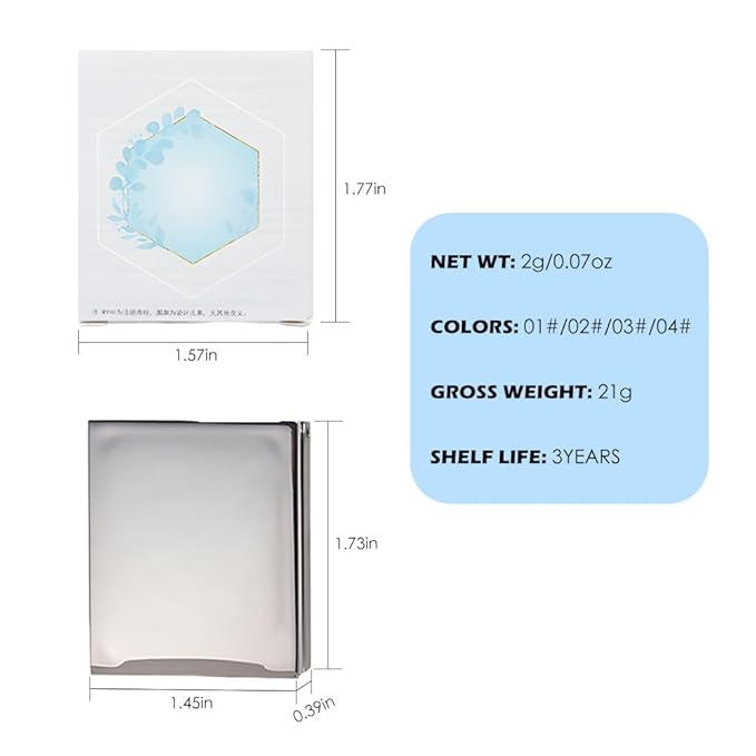 Red Brown Shimmer Single Eye Shadow Palette Makeup with Mirror,Neutral Powder Monochrome Eyeshadow for Older Women,Waterproof Long Lasting Naturing-Looking sombras para ojos