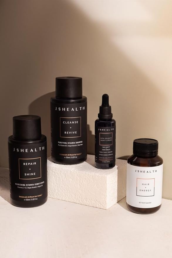 JSHealth Vitamins Vita-Growth Scalp Serum for Hair Density & Scalp Vitality - Hair Serum for Women with Peptides, Vitamins & Amino Acids