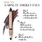 Artisan L'uxe Beauty Velvet Jumbo Eyeliner Pencil Smokey Eyes in 3 Minutes Water Proof, Smudge Proof, Long Lasting Age Defying Essential Oils Tempt (Shade: Deep Plum)