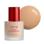 TIRTIR Mask Fit Red FoundationㅣLong Lasting Flawless Coverage, Energy Essence, Lightweight, Hydrating, Pore-Blurring, Breathable Satin Finish, Makeup, Radiant Skin, #27C Cool Beige, 1.01 Fl Oz