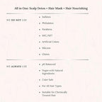 K C Scalp Detox & Hair Treatment Mask - Deep Conditioner for Dry Scalp & Damaged Hair – Scalp Care for Buildup, Flakes & Oil Control – All Hair/Scalp Types – Spa Grade Formula (FLORAL)