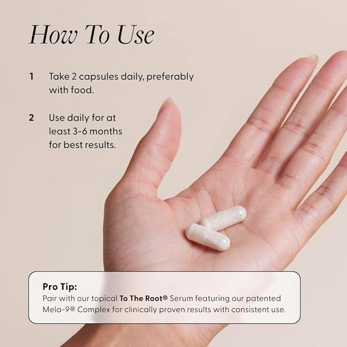 Arey Not Today, Grey Daily Hair Supplement for Women & Men | Slows Grey Hair Growth & Repigment in 3-6 Months | Promotes Healthier, Thicker Hair | Biotin, B +D Vitamins | Vegan & Gluten Free (3 Month)