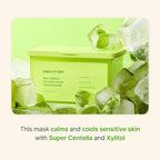 Papa Recipe Real Centella Cica Daily Cooling Facial Masks (30 Sheets), Instant Soothe & Calm, Hydrating Face Masks, Dermatologist-tested, Sensitive & Acne-Prone Skin Friendly, Korean Skincare
