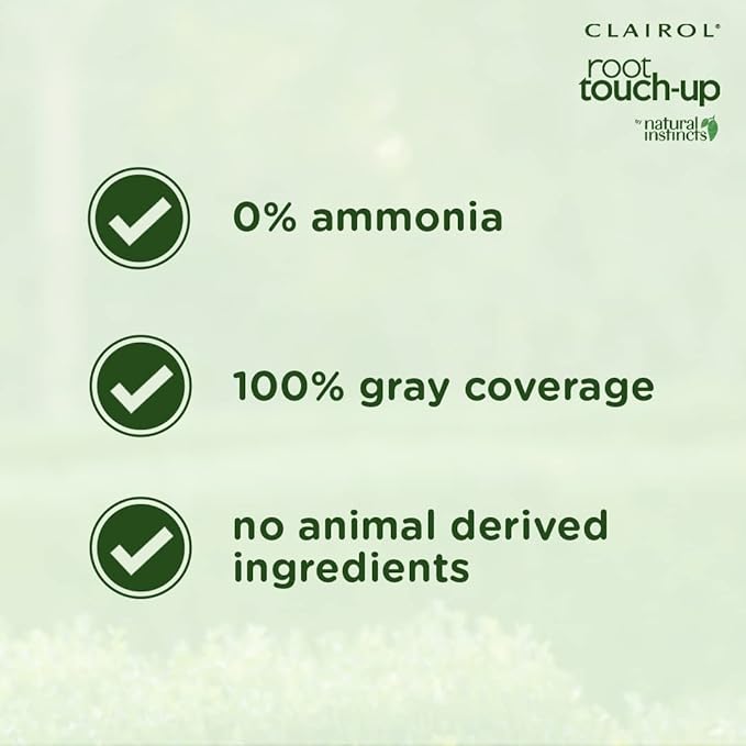 Clairol Root Touch-Up by Natural Instincts Permanent Hair Dye, 4 Dark Brown Hair Color, Pack of 1