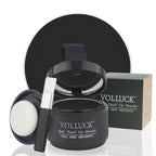VOLLUCK Root Touch up Powder, Instant Hairline Powder for Thinning Areas and Gray Hair Coverage, Natural and Non-greasy Root Cover up for Women and Men (Dark Black, 0.14 Ounce)