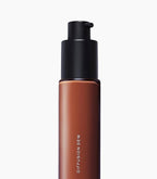 MAKE Beauty Diffusion Dew Skin Tint. Sheer to Medium Coverage Radiant Finish. Blurring, Smoothing, and Brightening for Glowing Complexion. Enhanced with Niacinamide and Adenosine. Rich Cocoa 18
