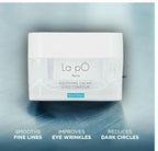 "La pO Paris Cacao Enriched All-In-One Eye Contour - Ultimate Dark Circle and Puffiness Defense with Firming Power."