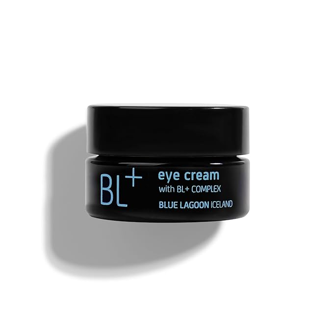 Blue Lagoon Natural BL+ Eye Cream – Anti-Aging, Brightening, Firming, For Dark Circle & Wrinkle Treatment, Clean Skincare, Microalgae & Silica, Hydrating, Dermatologist-Tested, 0.5 oz (15 ml)