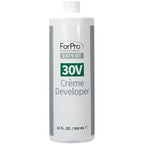ForPro Expert 30 Volume Crème Developer for Hair Lightening, Gray Coverage & Color Deposit with Extra Lift, 32 Fl Oz