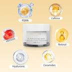 5% PDRN DIY Under Eye Patches Custom Fit on All Face, Under Eye Cream Mask for Puffy eyes, Dark Circles & Wrinkle | Caffeine, Retinol, Collengen, Peptides, Hyaluronic - Korean Popular EyeCare 1.06OZ