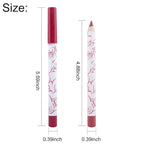 12 Pcs Natural Nude Brown Beige Colors Lip Liner Lipstick Pencils Set for Daily Makeup,Easy to Apply & Remove,Waterproof (set07)